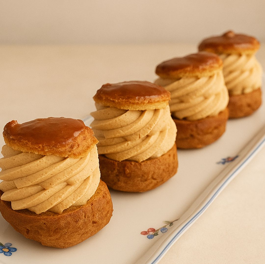 Choux Filled with Caramel Cream